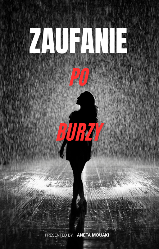 Sylwetka kobiety stojącej w deszczu po burzy – symbol odbudowy zaufania do siebie po trudnych doświadczeniach